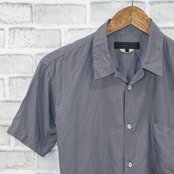 COMME des GARCONS Homme Deux Short Sleeve Button up Shirt gray made in japan S - Picture 4 of 6